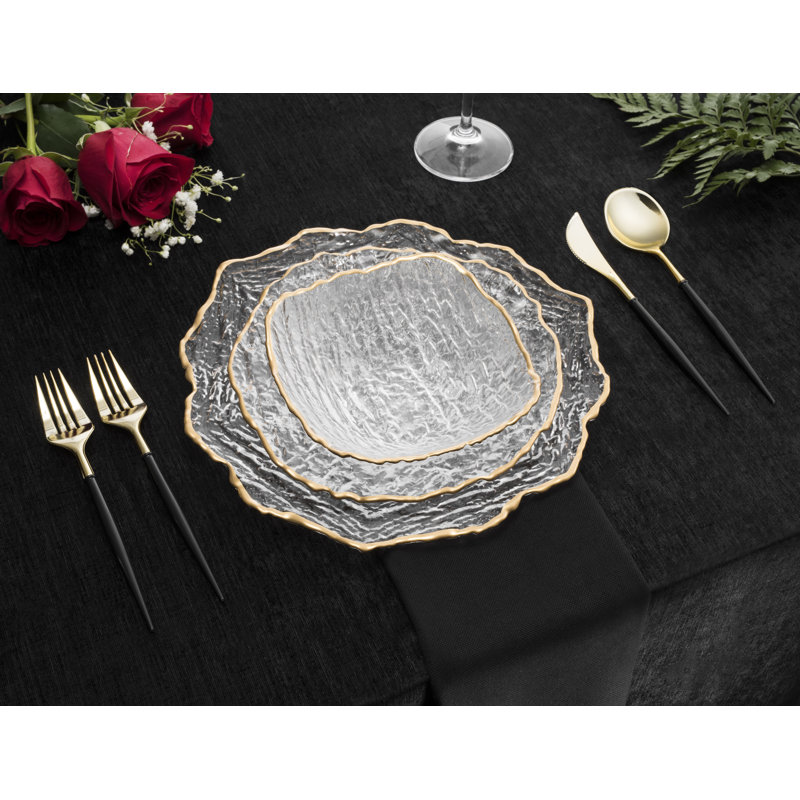 Bajan Piece Glass Dinnerware Set - Service for 4