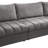 Ensoll Velvet L-Shaped Sectional Reversible-1930743962