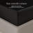 Stoa Paris King Size 4 Piece Satin Sheet Set, 300TC Flat & Deep Pocket Fitted Cooling Sheets, 2 Pillow Covers, Skin & Hair Friendly, Bedroom Essentials, Aesthetic Home Decor, Date Night - Black-135606159-135606155