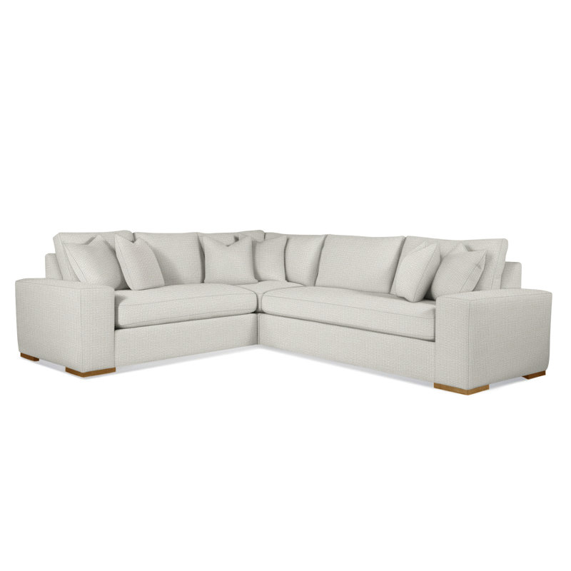 Memphis Sectional, Vanilla Crypton Performance; 0822-91, Left Hand Facing, Honey