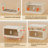 19.69" Side Wide Folding Storage Cabinet