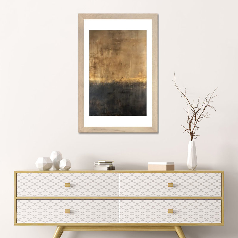 La lumière commence, Papier avec cadre en bois naturel ouvert, H 24 po x l 16 po x P 1 po, Blanc