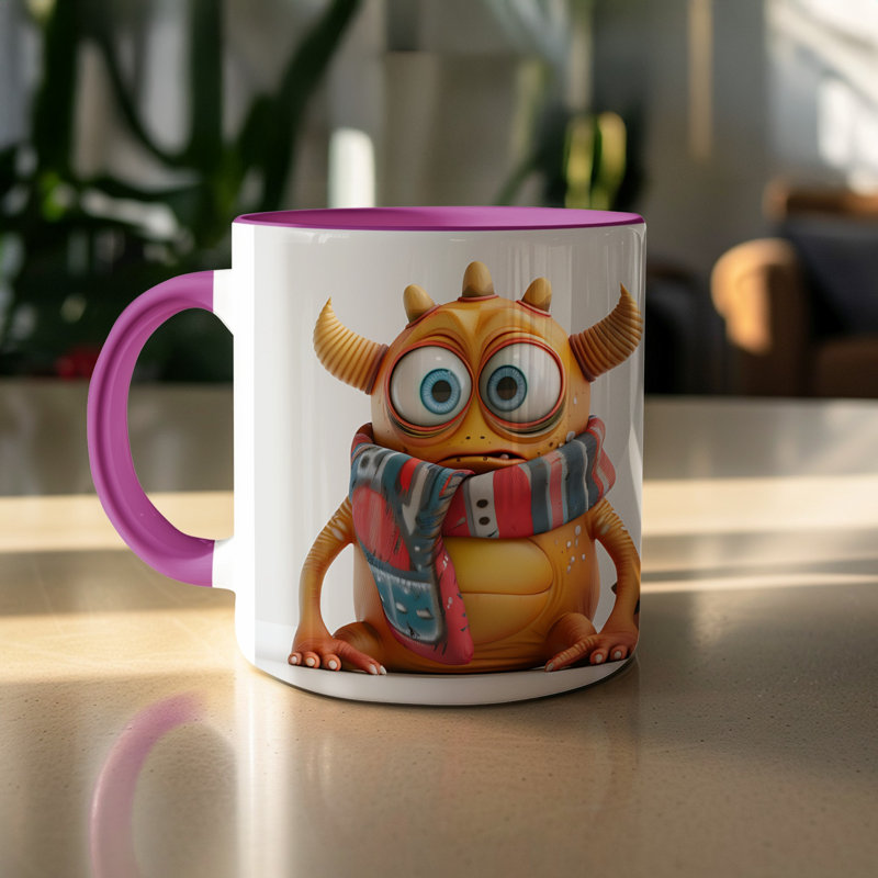Ceramic Coffee Mug, Purple