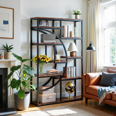 Industrial Geometric Bookshelf