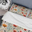 Ensemble de housse de couette à motif floral orange Meadow I-95098794