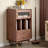 23.62"Brown Style Creative Solid Wood Bookshelf