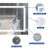 Metal Rectangle Wall Mirror