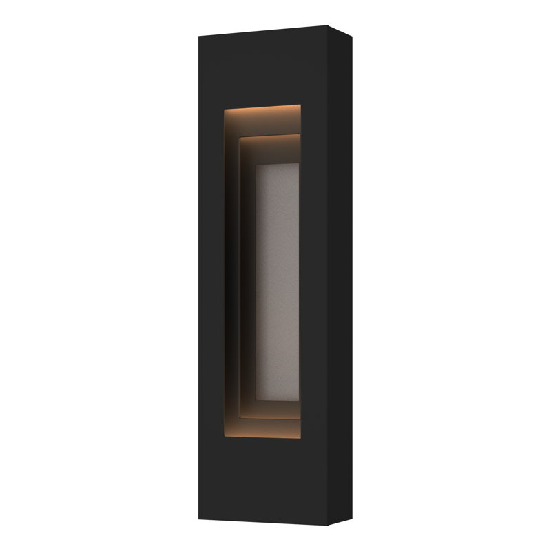 Procession Arch Outdoor Sconce, Coastal Black, 27.5" H x 8" W x 3.9" D, Coastal Burnished Steel