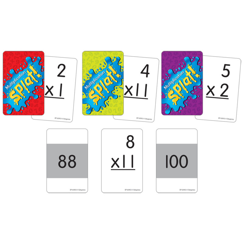 Jeu de cartes Multiplication Splat