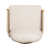 Coussin beige / structure en teck est en rupture de stock