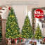 Arbre de Noël artificiel pin 8 pi pré-éclairé, 8 pièces
