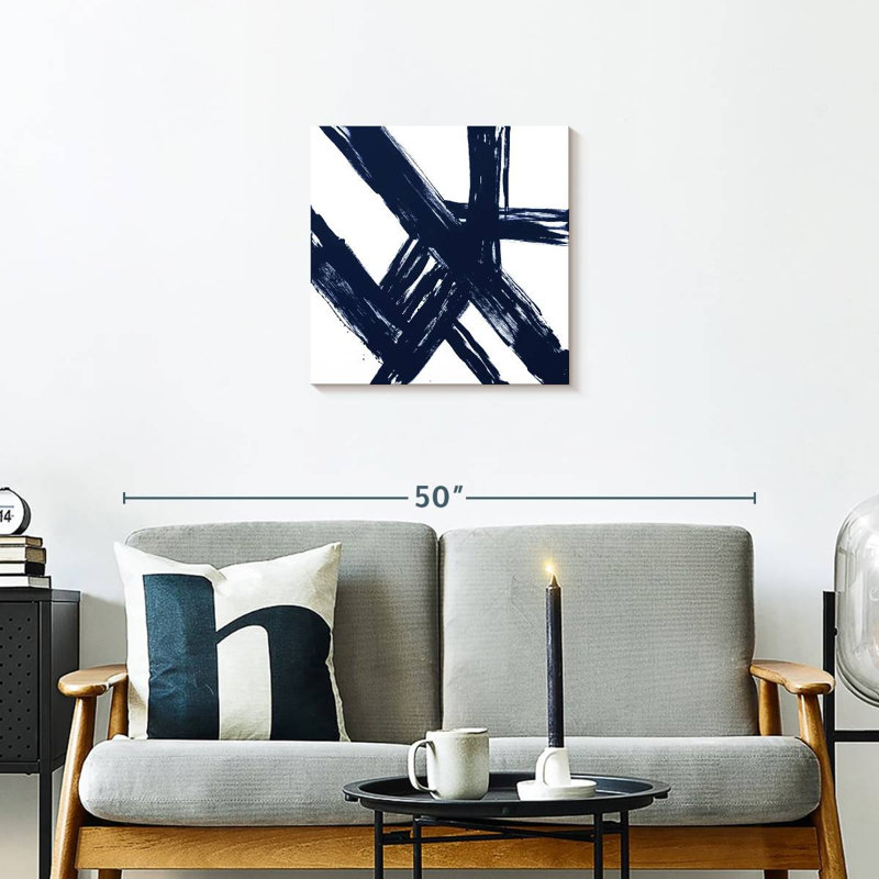 Strokes In Navy I, H 20 po x l 20 po