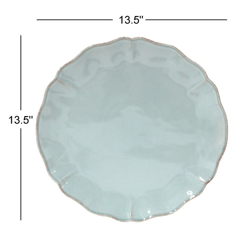 Alentejo Charger Plate/Platter, Turquoise