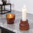 12-Pack Glass Candle Holders, Dual-Sided Taper And Tea Light Candlestick Holders For Wedding Centerpieces And Table Decorations, Thick Textured Glass Votive Holders-504085891