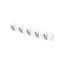 Flip 5-Hook Wall-Mounted Coat Rack, Solid Wood with Flip-Down Hooks for Entryway, Bedroom, Office-25778968