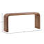Wynne 65" Wide Mindi Wood Console Table, Medium Brown
