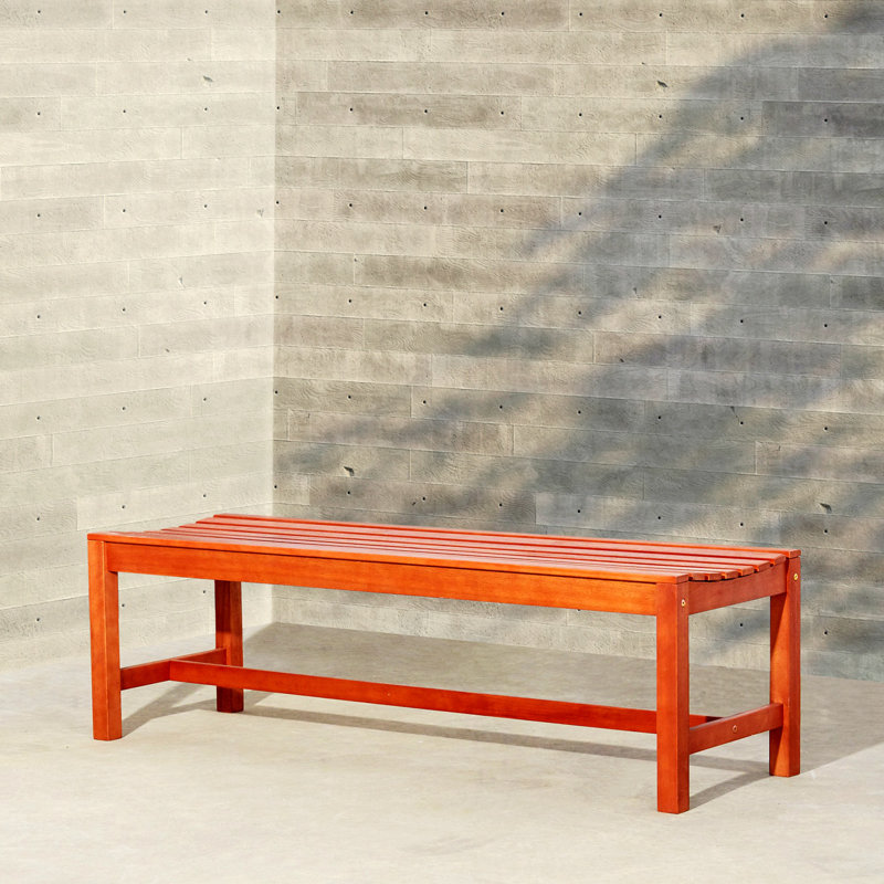 Banc de jardin sans accoudoirs