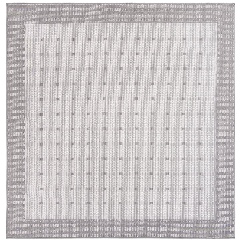 Abass Performance Machine Washable Geometric Indoor/Outdoor Area Rug, Square 8'