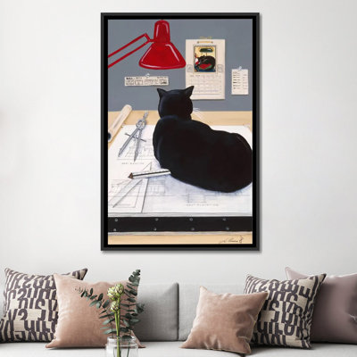 "harold the architectural paperweight" , reproduction d’art sur toile