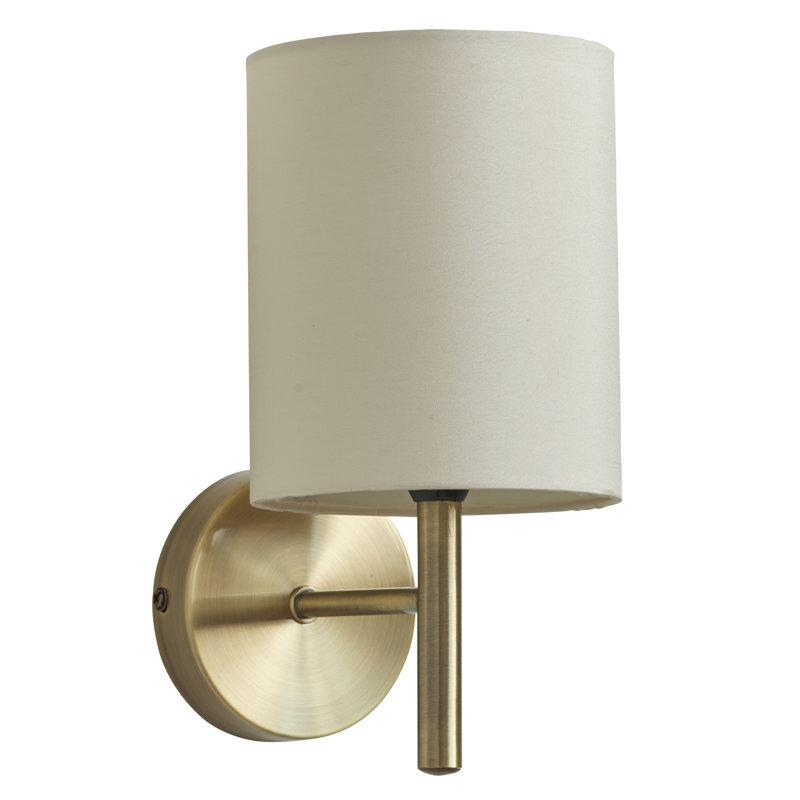 Iyanna Armed Sconce, Antique Brass