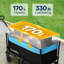Chariot de jardin pliable utilitaire 330lbs