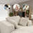 47.4" Wide Modern Compression Chaise Lounge Chair, Diamond Tufted Corduroy Sofa Bed for Living Room, Includes Pillows-2040999352
