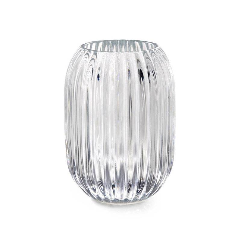 5'' H Glass Wall Votive Holder, Clear