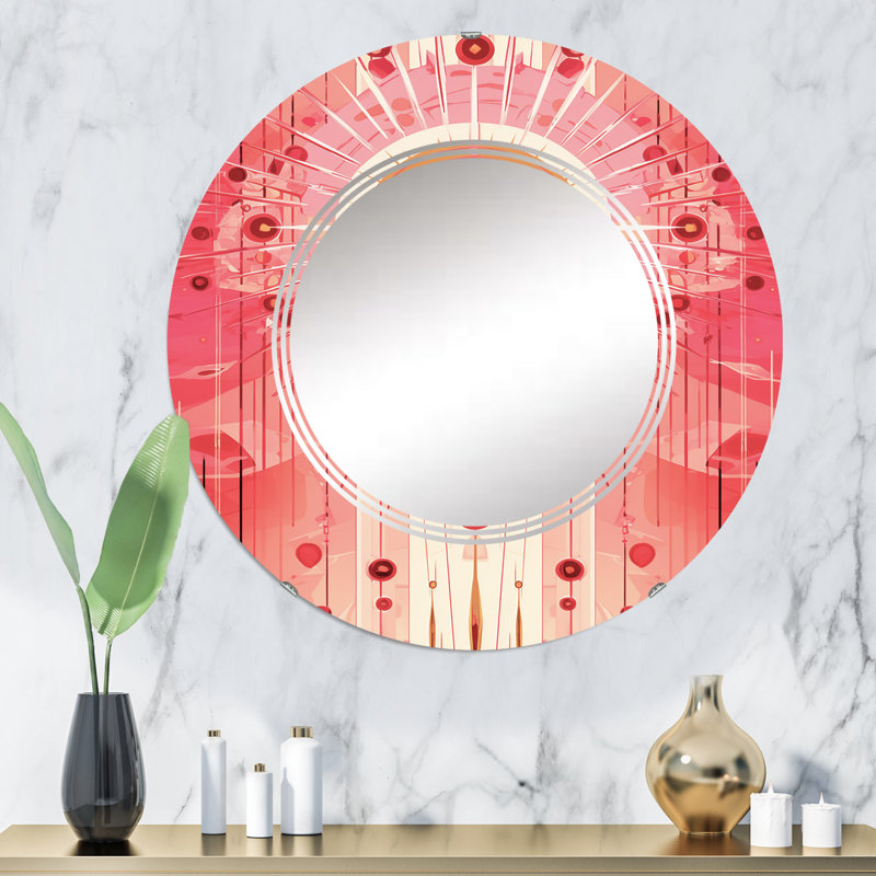 Azareu - Modern Wall Mirror Round, 32 po x 32 po