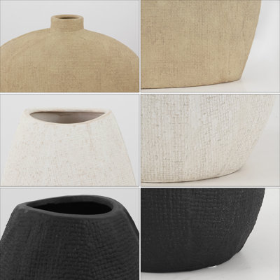 Voltaire Ceramic Vase Set of 3