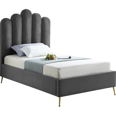 Lit plateforme tapissier Sonette