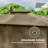 10' x 12' Outdoor Patio Gazebo, Soft Top Gazebo Canopy Shelter with Double Roof, Curtains, Netting, Steel Frame, UPF30+ Protection, Ceiling Hooks for Lawn, Backyard, Deck, Khaki-122912656-122912657
