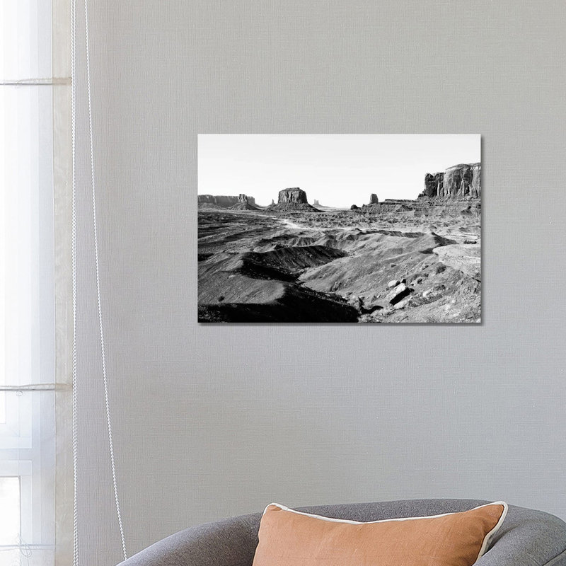 Black Arizona Series - Monument Valley Park by Philippe Hugonnard - Wrapped Canvas Print, 66.04 cm H x 45.72 cm W x 1.91 cm D