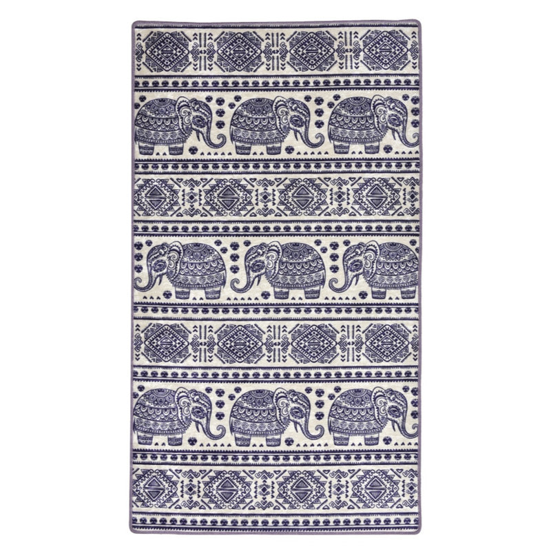 Antibacterial Non-Slip Area Rug, 100% Polyester, 47.2 x 70.9 inches | 0.16 in Pile Height, Machine Washable, Durable Felt Base | Perfect for Living Room, Bedroom, & Dining Room | Soft, Stylish, and Easy to Maintain