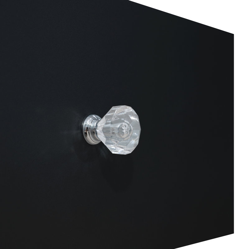 Table de chevet Fazeley, Noir