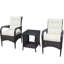 Ensemble de mobilier d'extérieur élégant avec coussins