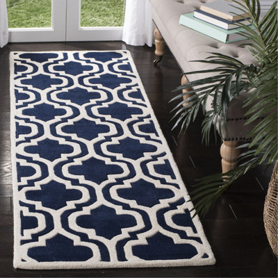 Carolene Hand Tufted Wool Geometric Rug