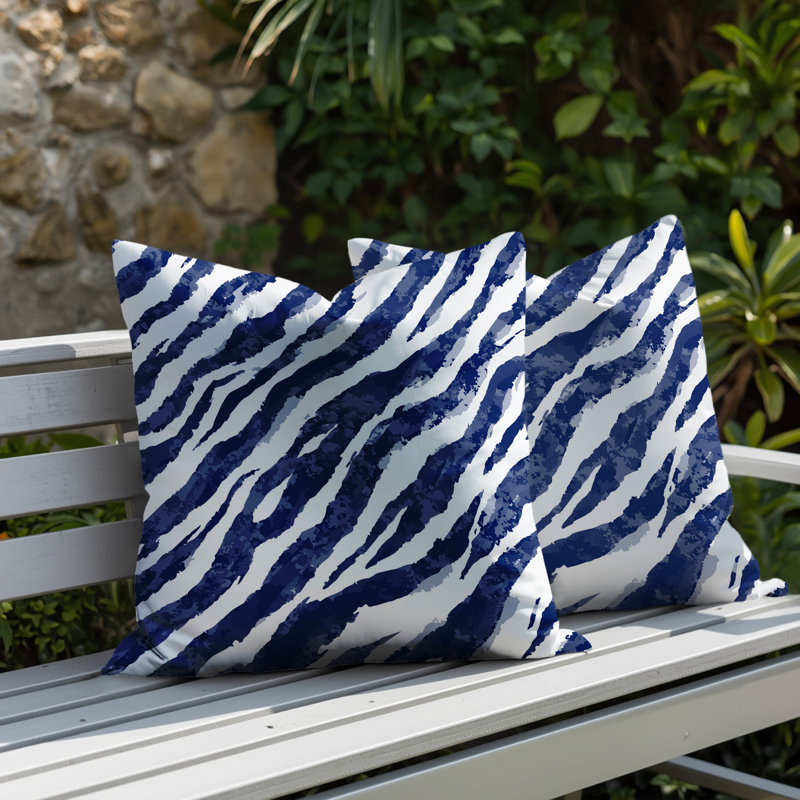 Coussin intérieur / extérieur Juno, 18x18, Blue