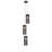 3 - Light Natural Iron Cluster Pendant
