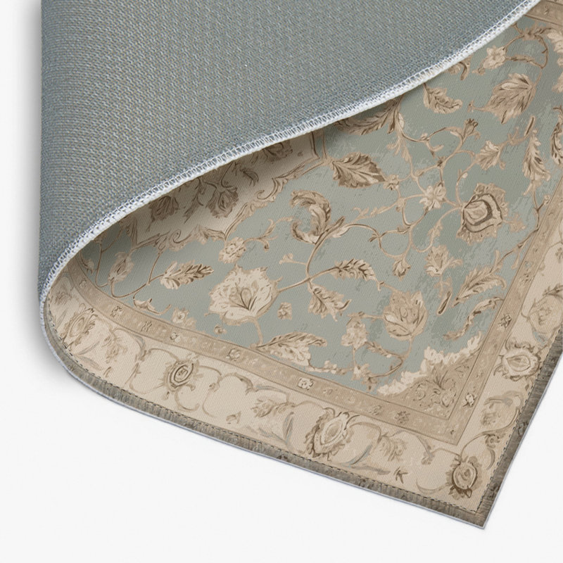 Tapis gris d'intérieur et d'extérieur Tabriz, Rectangulaire 2 pi x 3 pi