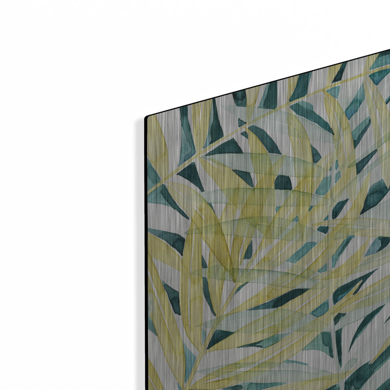 «Sunlit Palms II» par Grace Popp, H 12 po x l 12 po