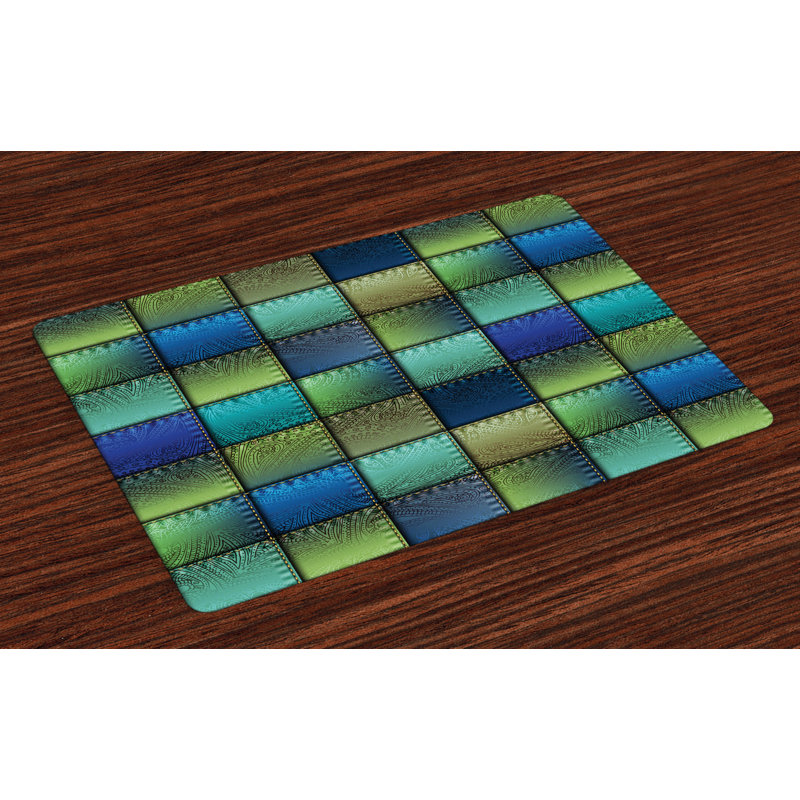 Pyatt Colourful Modern Bohem Placemat