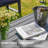 Aluminum 7 Pieces Patio Set, 9-Person Outdoor Seating Group with Olefin Cushions-309633050