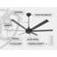 Es6 Smart Downrod Ceiling Fan-89832791-89832794