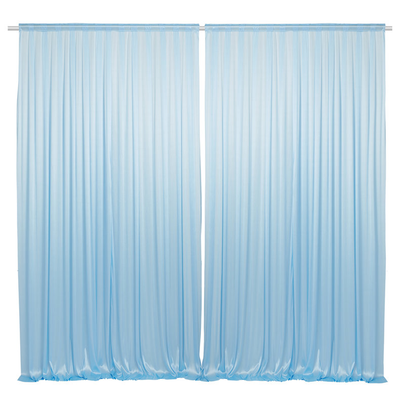 Polyester Backdrops & Signs, 120" H x 60" W, Baby Blue