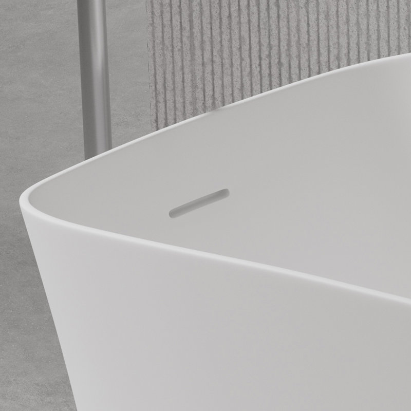 51" Solid Surface Soaking Bathtub