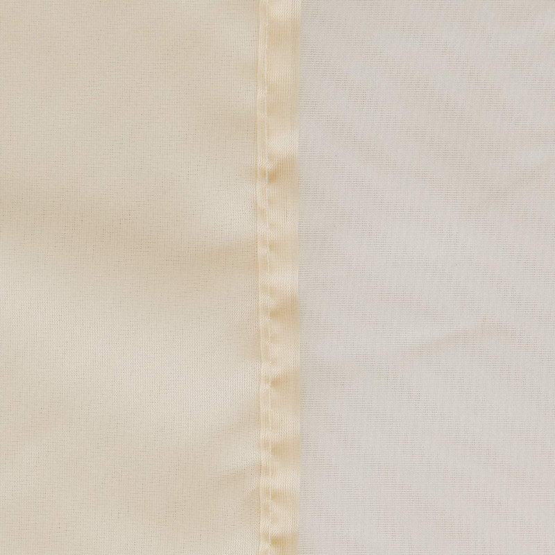 Rideaux en voile avec passe-tringle, Beige, L 52 po x L 45 po
