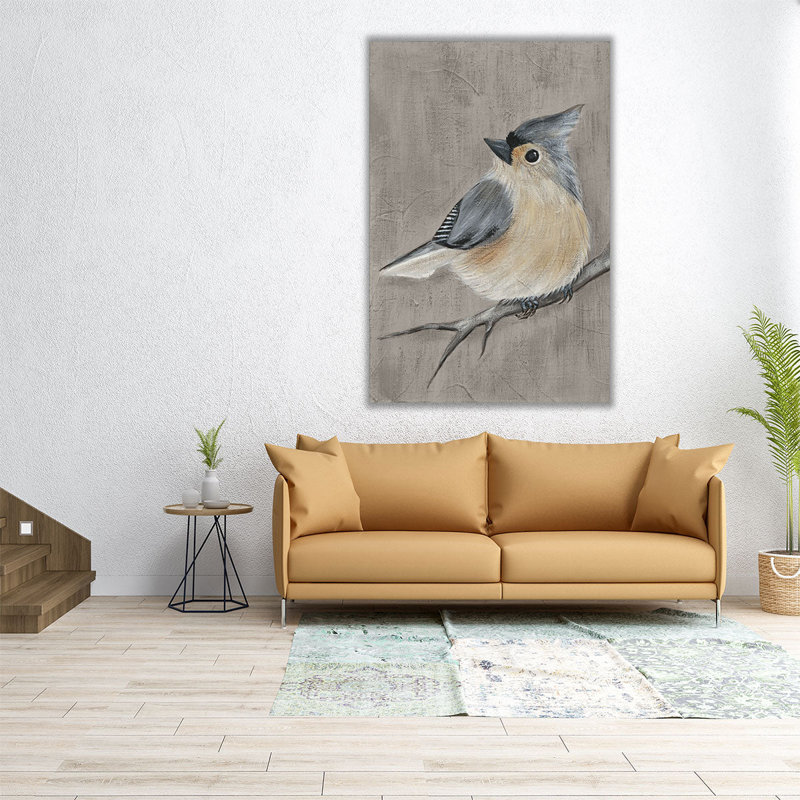 «Winter Bird I», reproduction d'art sur toile, H 30 po x l 20 po