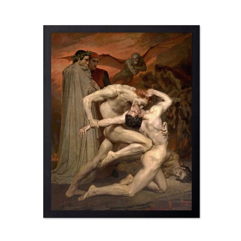 Dante et Virgile en enfer, Unframed, Poster, 11"H x 14"W