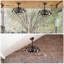 Best bests Ventilateur de plafond intérieur fermé avec télécommande et ensemble de lumière de ventilateur industriel rouge rouille sans pales-1842740369