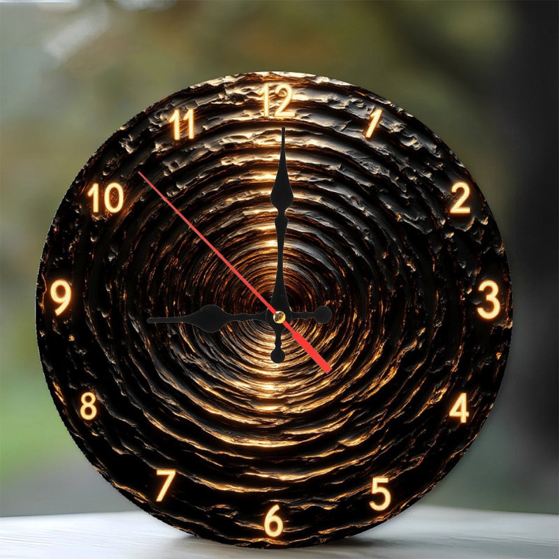 Horloge lion brillant